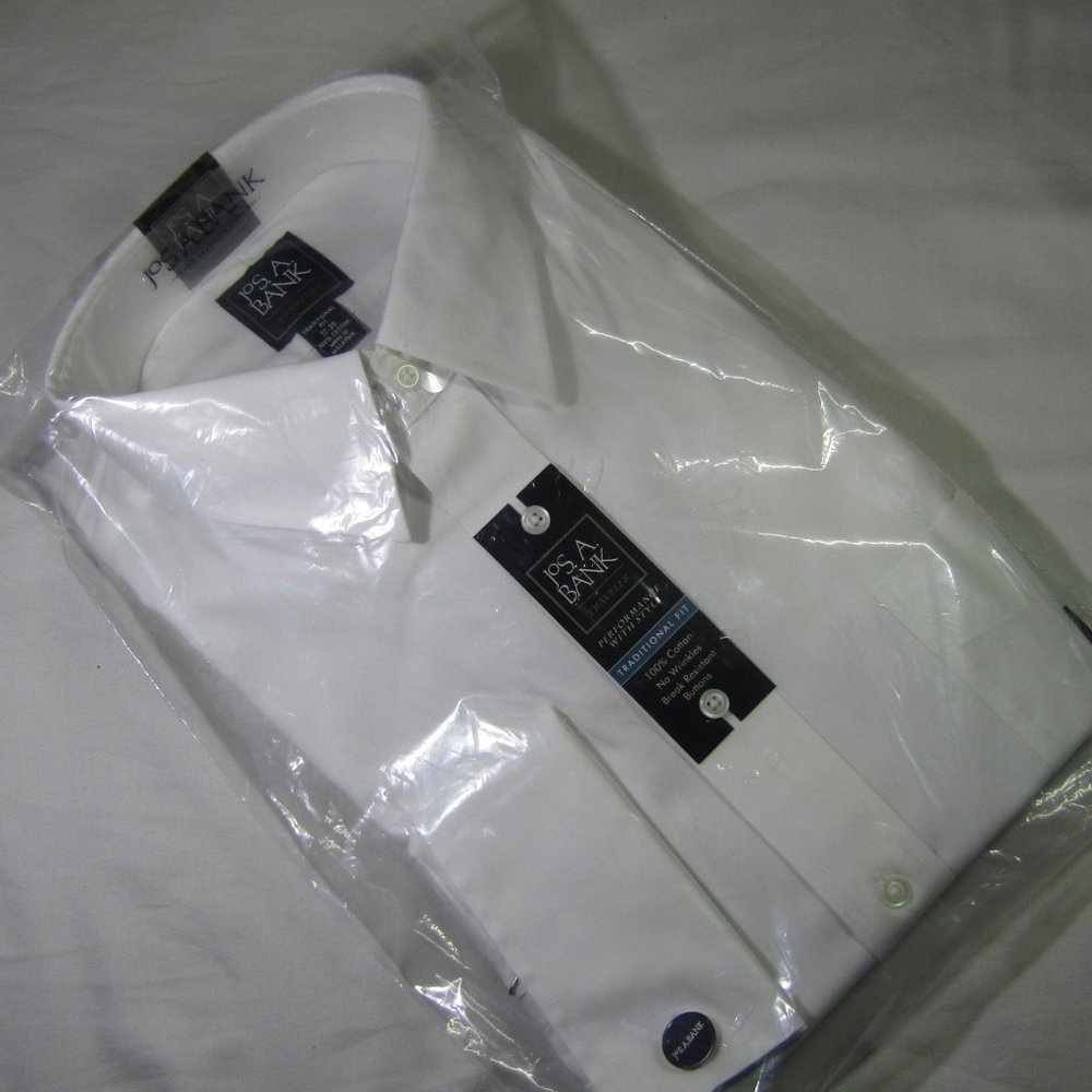 White - Jos. A. BANK Dress Shirt